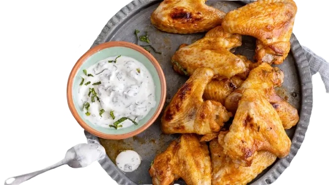 Pouletflügeli Teller